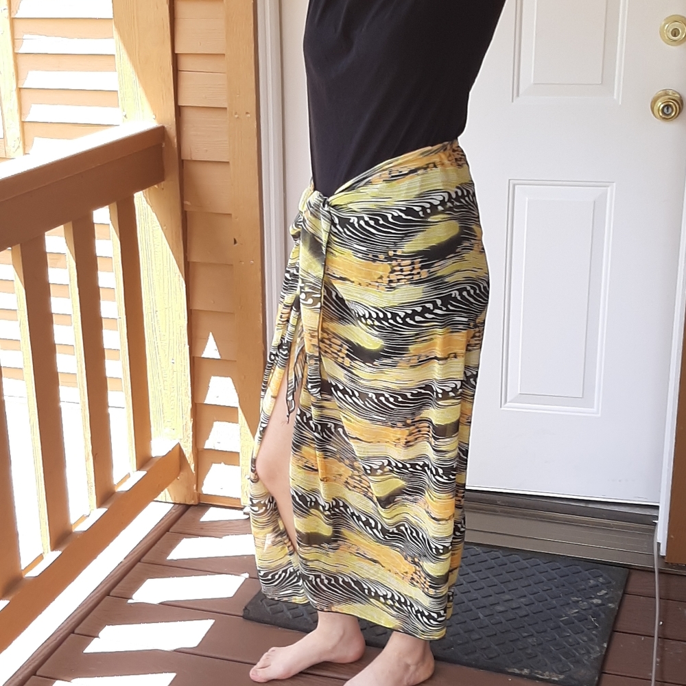 Beach sarong cover up
